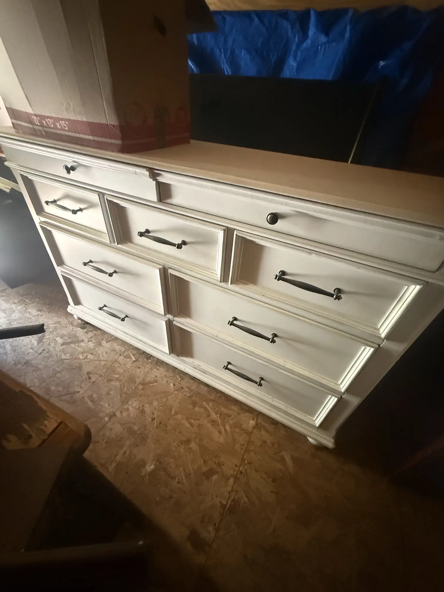 3 pc dresser and end table set for sale