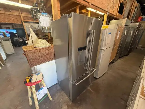 36W SS Jenn Air French Door Refrigerator Model # JFFCC72EHL02 Used