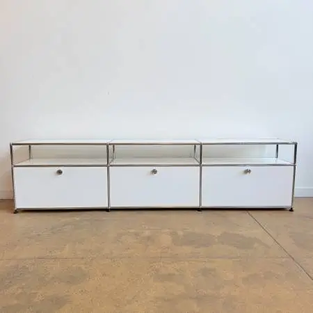 New! USM Haller 3X2 Media Console 22 Cable Panel (Retail $4750+)