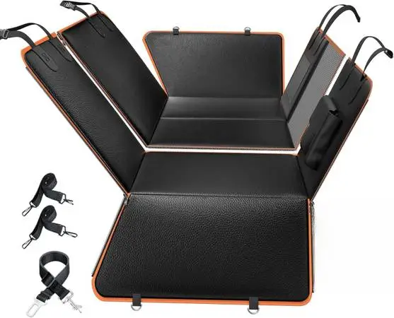 NEW!!! Waterproof BackSeat Extender 6-in-1, 40/60 Split Hard Bottom