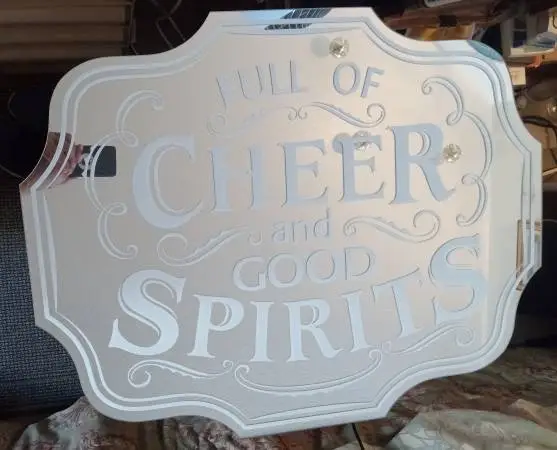 Mirror ( Full of Cheer and Good Spirits)