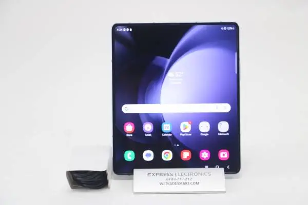 FACTORY UNLOCKED Samsung Galaxy Z Fold5 1TB Icy Blue EXCELLENT w/Cable
