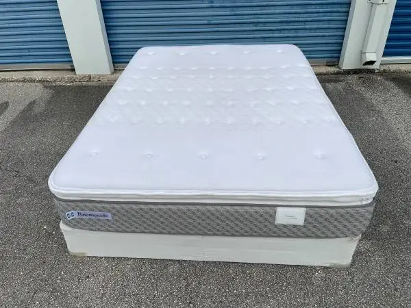 Queen Size Posturepedic Mattress & Box Springs - Used good/fair - Set
