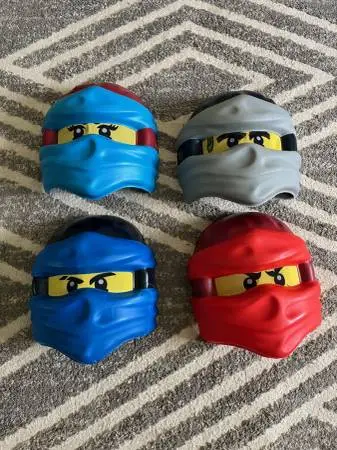 4 Lego Ninja Masks