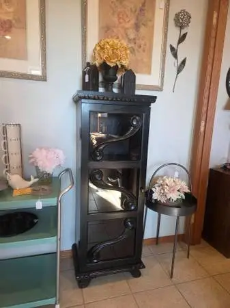 Black Accent Cabinet