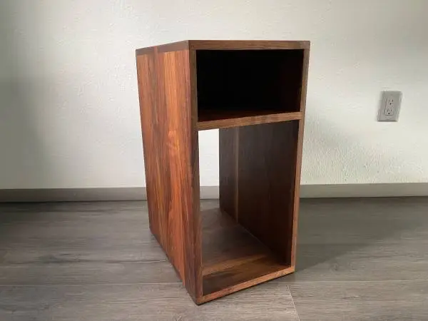 Custom Solid Walnut Side Table