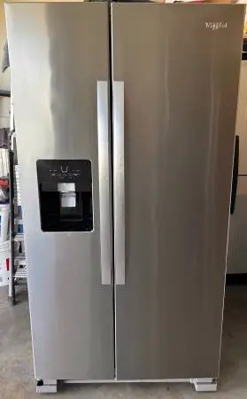 Whirlpool Side By Side Refrigerator Stainless Steel