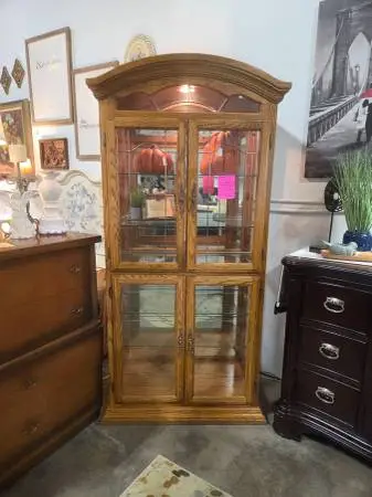 Lighted Curio Cabinet