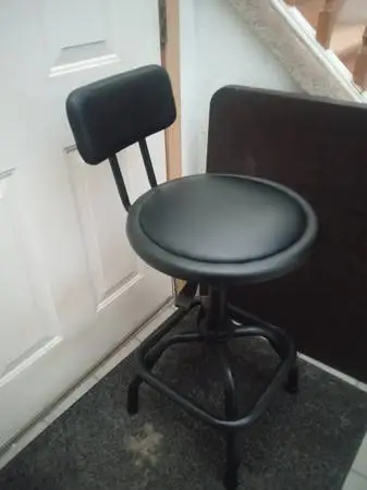 Bar stool swivel with back support Reduced