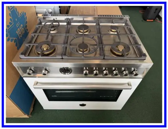 Bertazzoni – 36″ Professional Series range Gas oven Natursl Gas-Wh