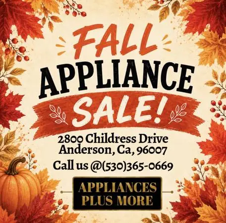 FALL APPLIANCE SALE🚚FREE SAME DAY DELIVERY🚚