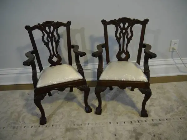 2- Chippendale Childs or Doll Chairs
