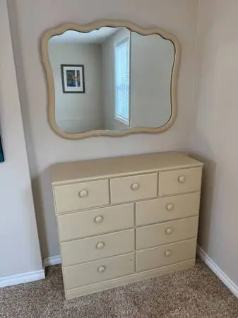 Dresser and Mirror set