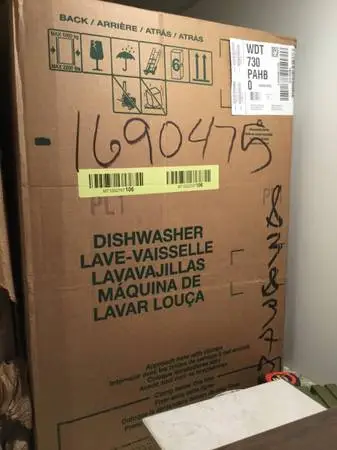 New Whirlpool Built-In Dishwasher