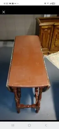 /*/*/*/* ANTIQUE FOLDING TABLE *\*\*\*\
