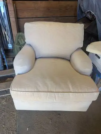 White down chair designer