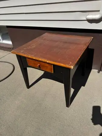 Household Wooden Table With Drawer