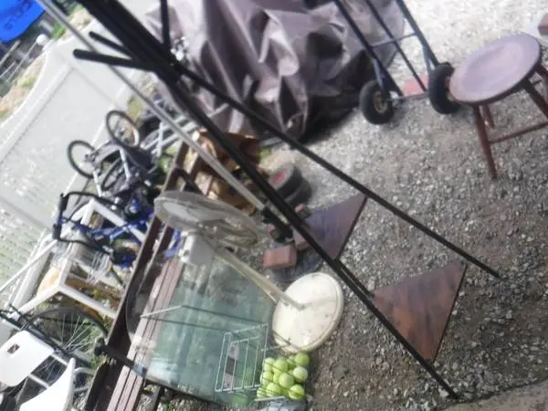 Tri-Pod Clothes Tree w/ 2 Shelves