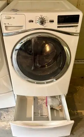 Whirlpool Duet Front Load Washer (On Pedestal)