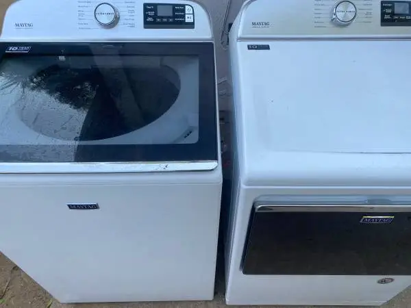 Maytag washer and electric dryer delivered