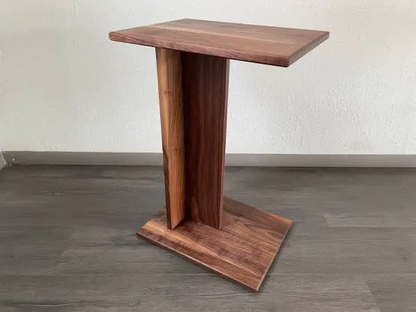 Solid Walnut Side Table