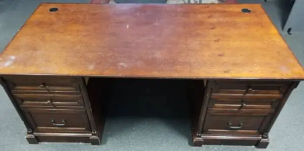 Heavy Duty Large Expensive Hardwood Desk