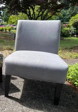 Small armless chair