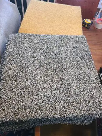 17 CB2 Flor shag Carpet Tiles. In good shape.
