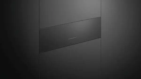 Fisher And Paykel 30 Series 9 Minimal Warming Drawer Black Glass Mode