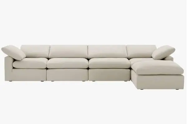 AllModern Asher Linen Sectional (free delivery)