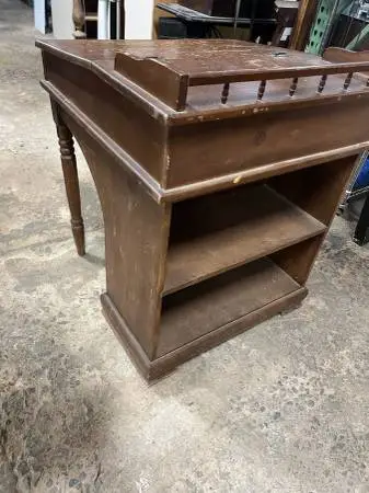 Vintage Secretary Desk w/Built in Bookcase