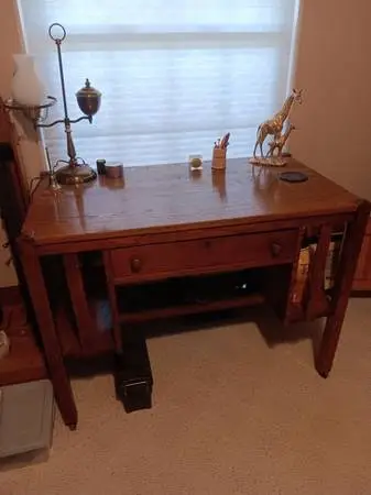 Solid Oak Mission Desk