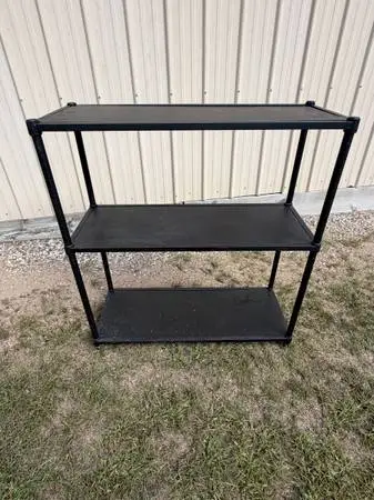 Black Metal Shelf
