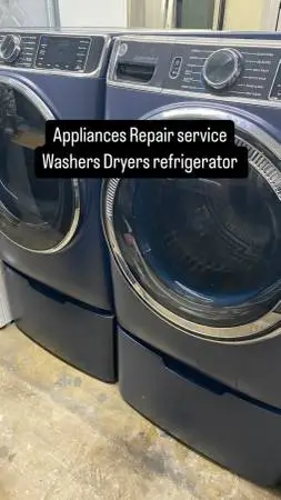 Washer dryers refrigerator dish washer service