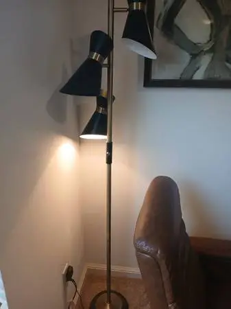 Floor lamp  black and bronzekk99 k