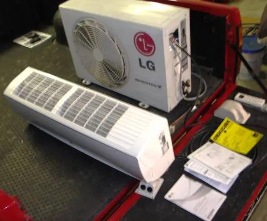 LG 120V Mini Split Heat Pump (ductless)