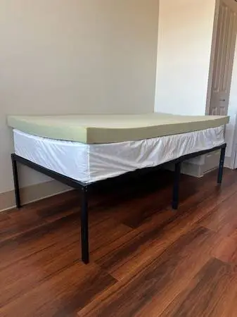 Twin XL Mattress Memory Foam Metal Frame
