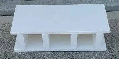 WHITE  SHELF DESK ORGANIZER  24x11x7.5 tall