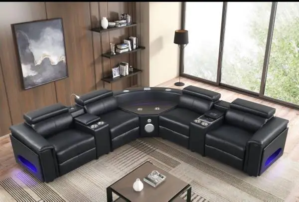 Black sectional