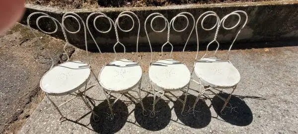 Ice cream parlor chairs