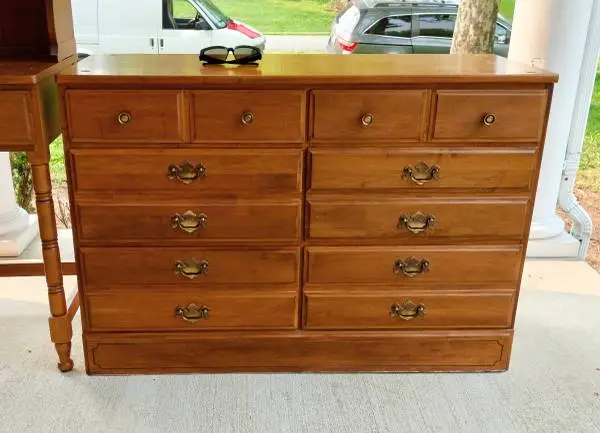 Complete Solid Maple Bedroom Set
