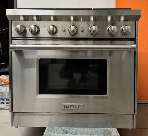 WOLF GAS RANGE 36 INCH