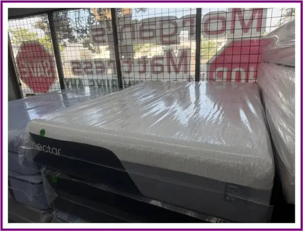 QUEEN SIZE NECTAR PREMIER MEMORY FOAM MATTRESS & BOX SPRING BED SET