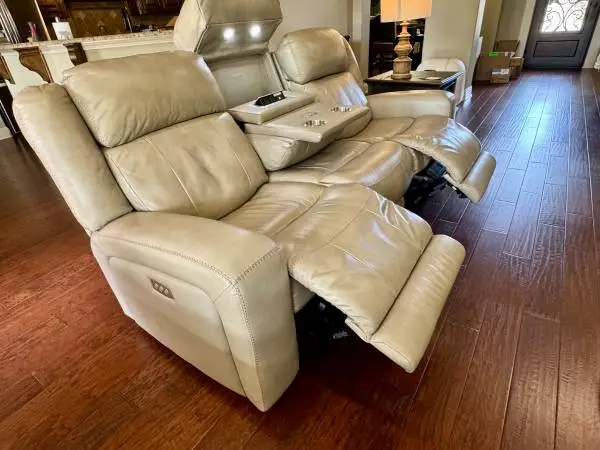 Estate Moving Sale - Leather Havertys Brand Couch Recliner