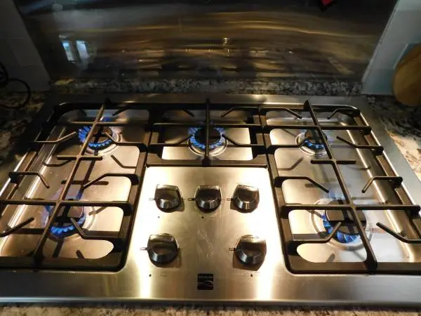 Kenmore 36 inch gas, propane, cook top