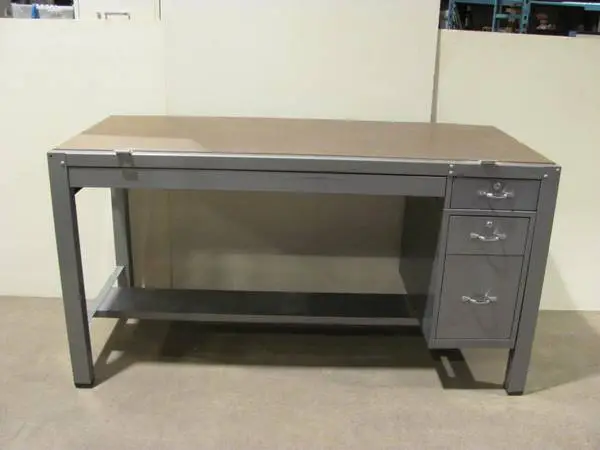Mayline metal drafting table base with 4 drawers (NO TOP, BASE ONLY)