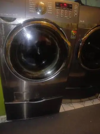 washer and dryer with drawer stands