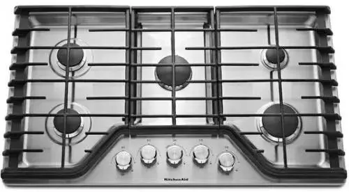 NIB KitchenAid 36 Gas cooktop - KCGS336ESS