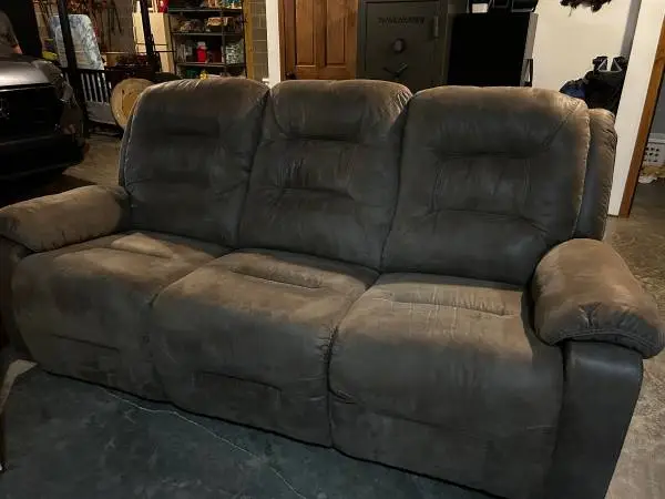 Couch with recliners