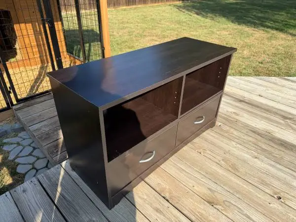 Dark Brown TV Stand / Entertainment Center $45 obo